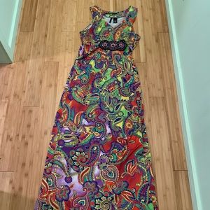 Colorful Long Stretchy Dress